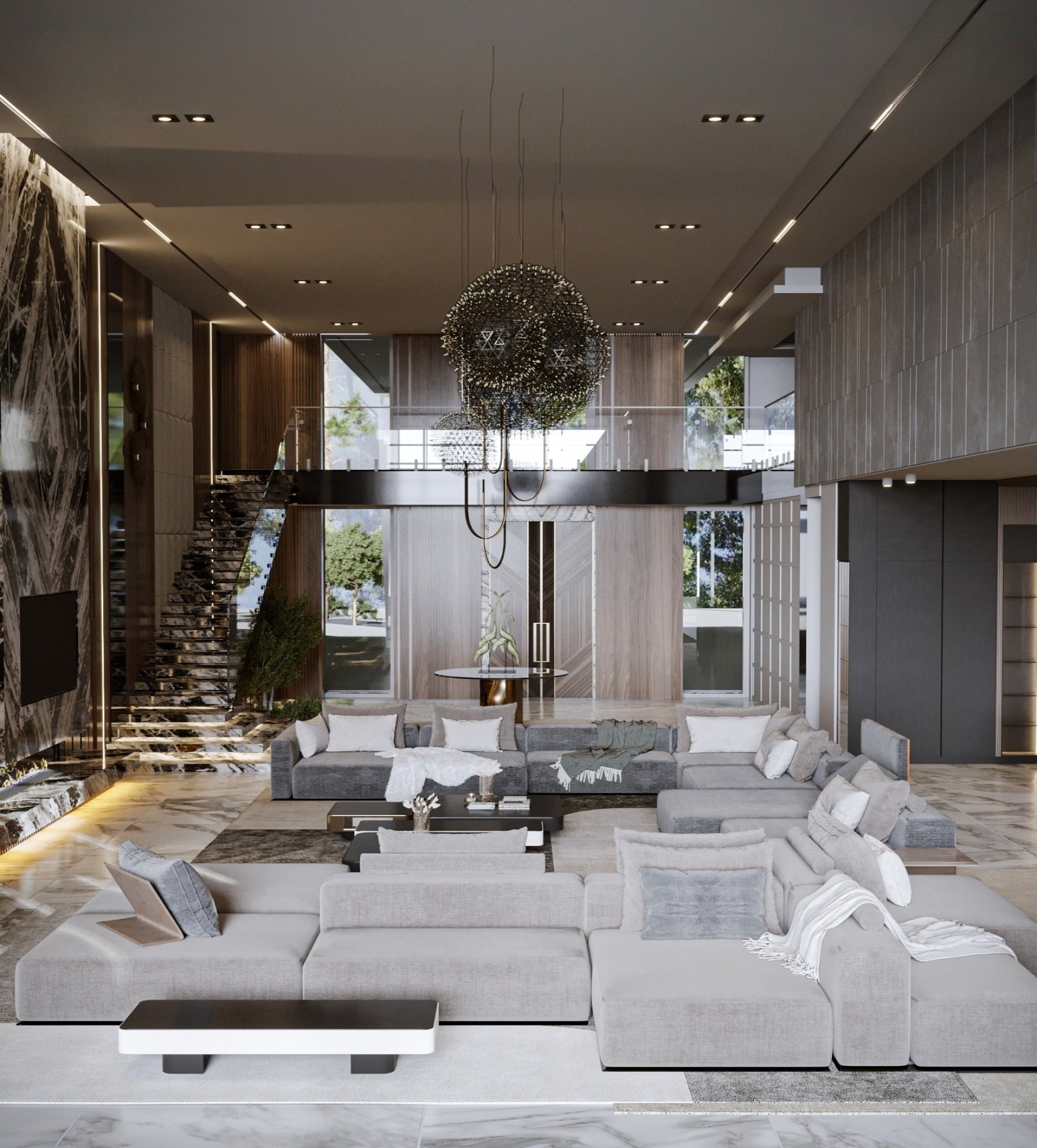 AI-powered luxury home architecture rendering - Versailles Luxury Homes DFW