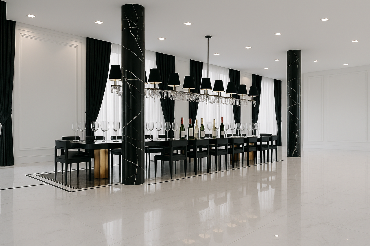 Advanced smart glass and luxury material applications - Versailles Luxury Homes DFW