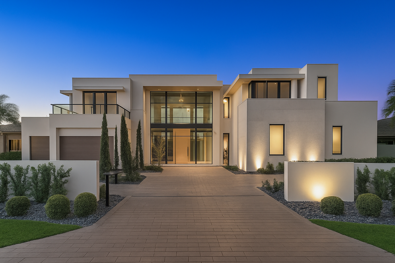 Circular economy luxury construction showing material reuse and zero-waste processes - VLH DFW