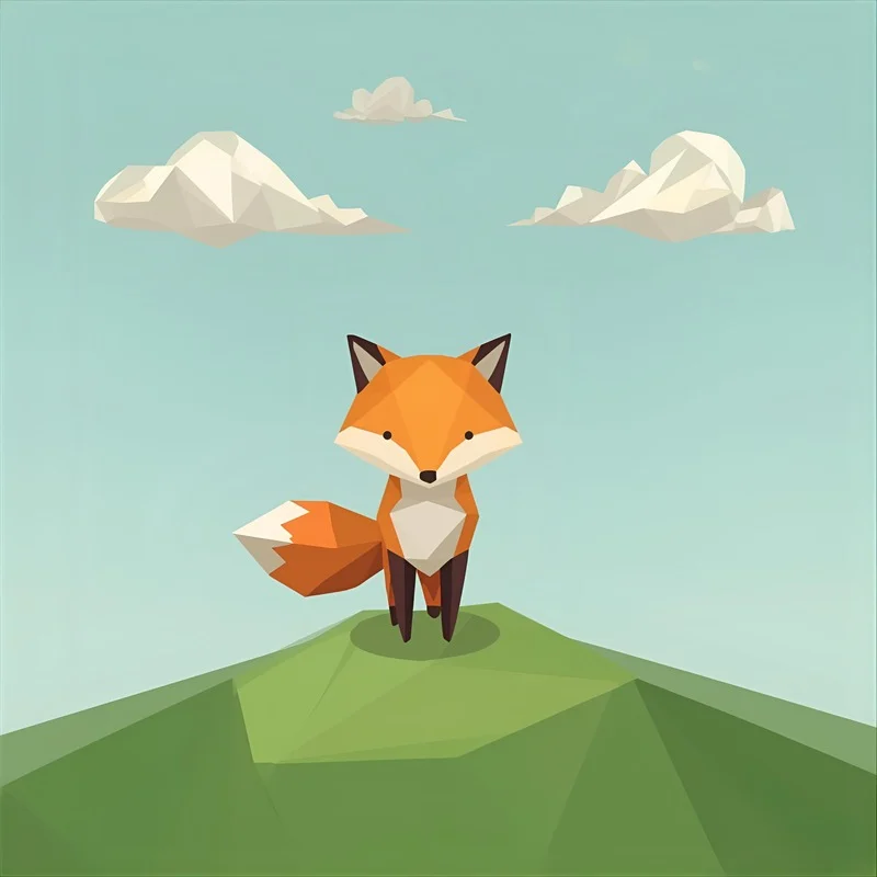 Low-Poly Fox