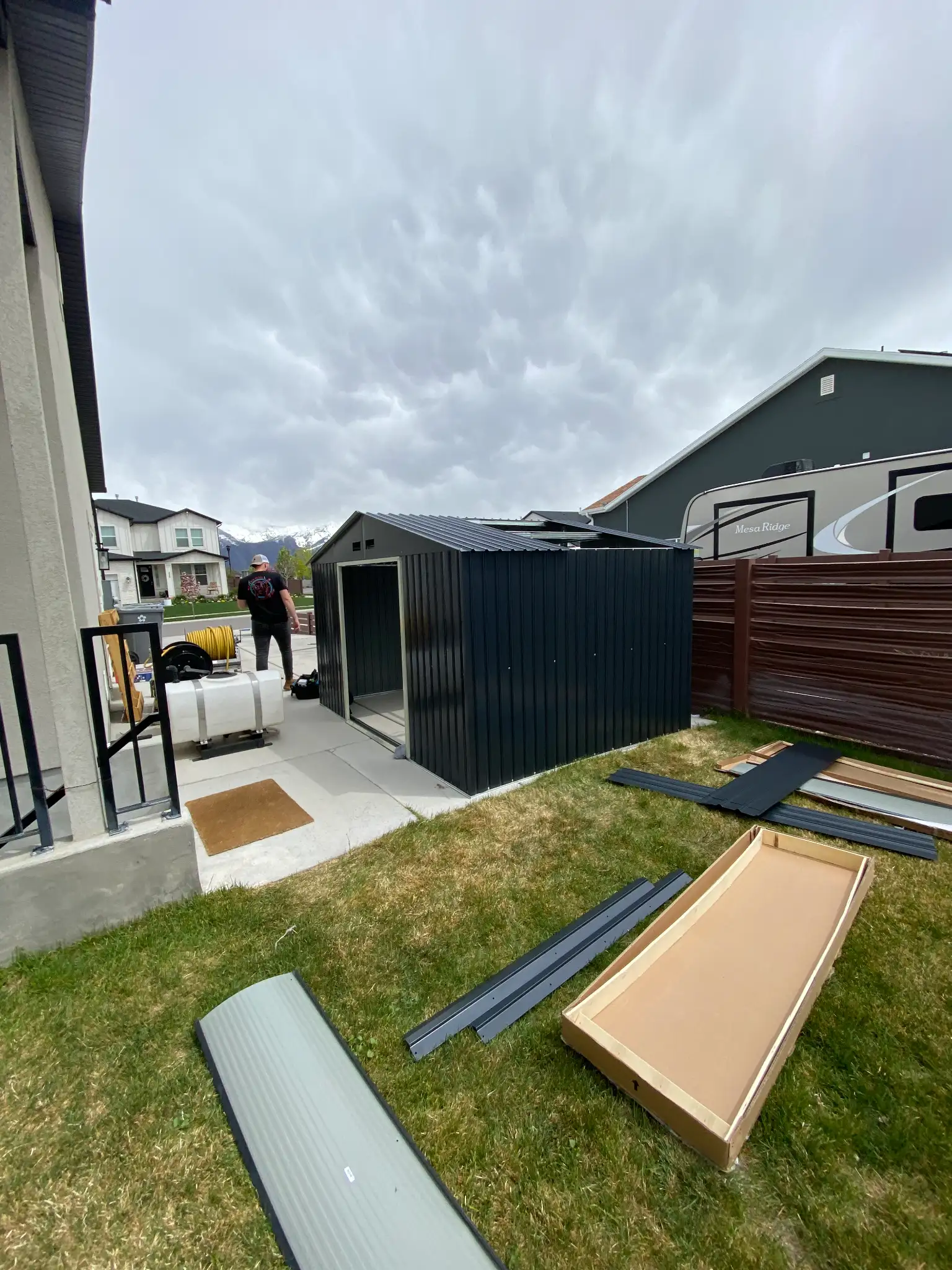 Outdoor Shed Assembly