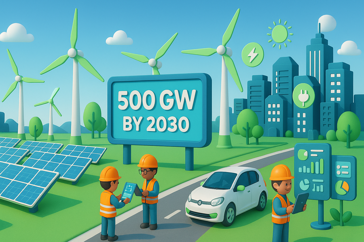 India's Ambitious 500 GW Renewable Target by 2030