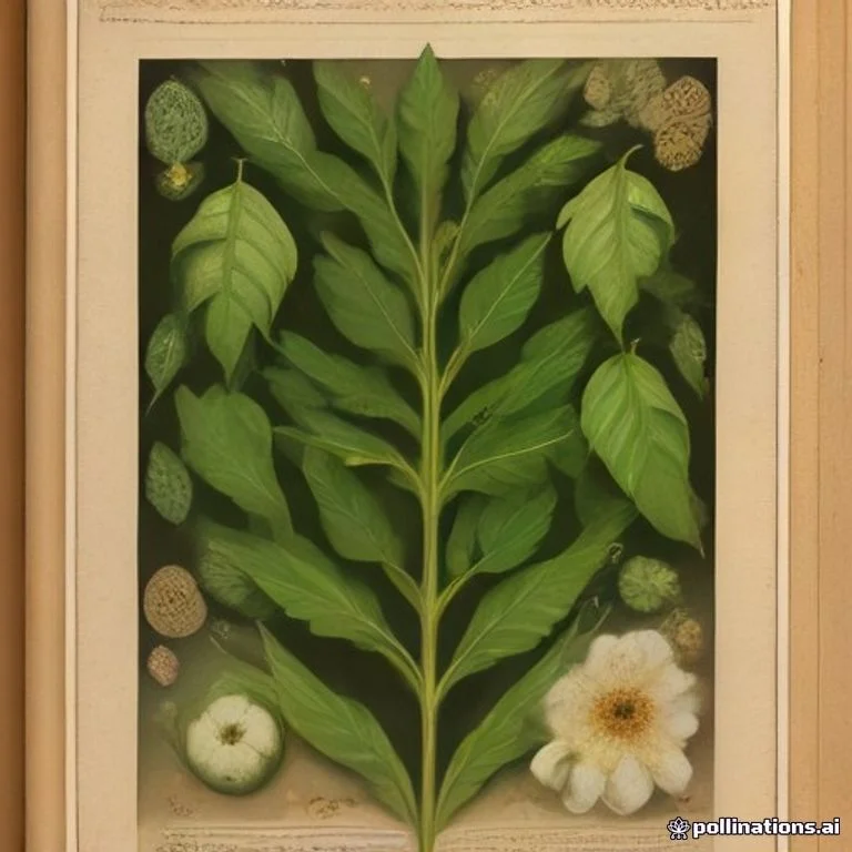 Classical botanical illustration of 腰骨藤 / 杜仲藤 / 牛角藤 / 细梗络石 — Ichnocarpus frutescens (L.) W.T.Aiton