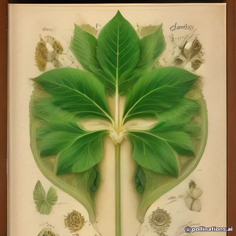Classical botanical illustration of 圆叶凹唇姜 / 提琴姜 / 凹唇姜 / 拟指根姜 — Gastrochilus panduratus (Roxb.) Ridl. (syn. Boesenbergia pandurata)