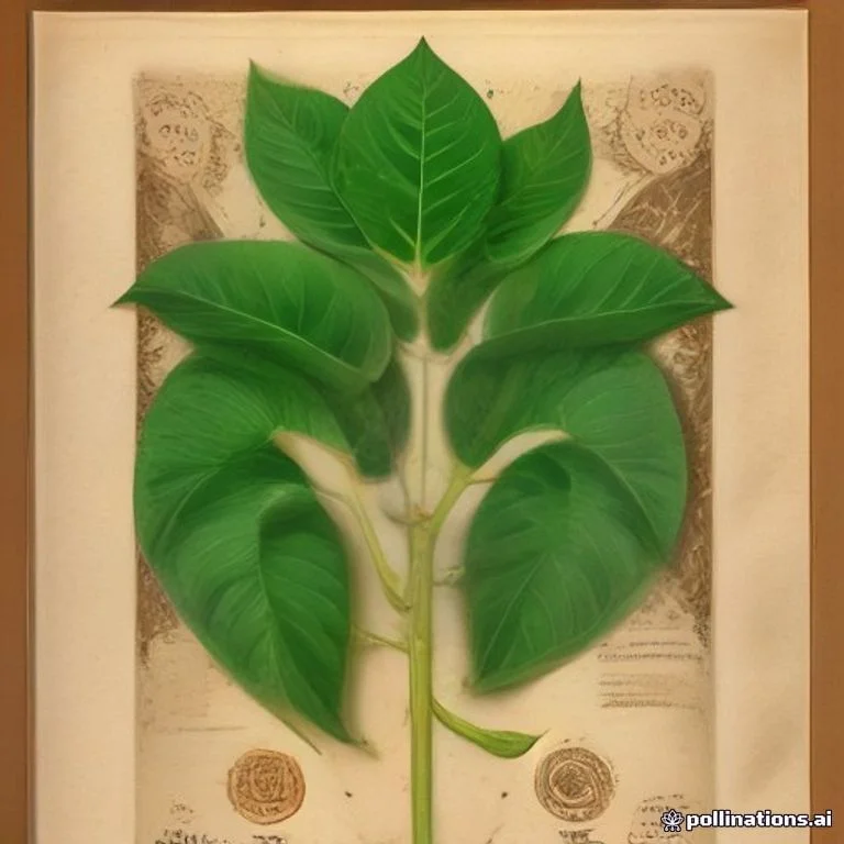 Classical botanical illustration of 波叶青牛胆 / 苦藤 / 软筋藤 / 心叶青牛胆 / 细叶青牛胆 / 广防己同科 — Tinospora crispa (L.) Hook.f. & Thomson (syn. Menispermum crispum)