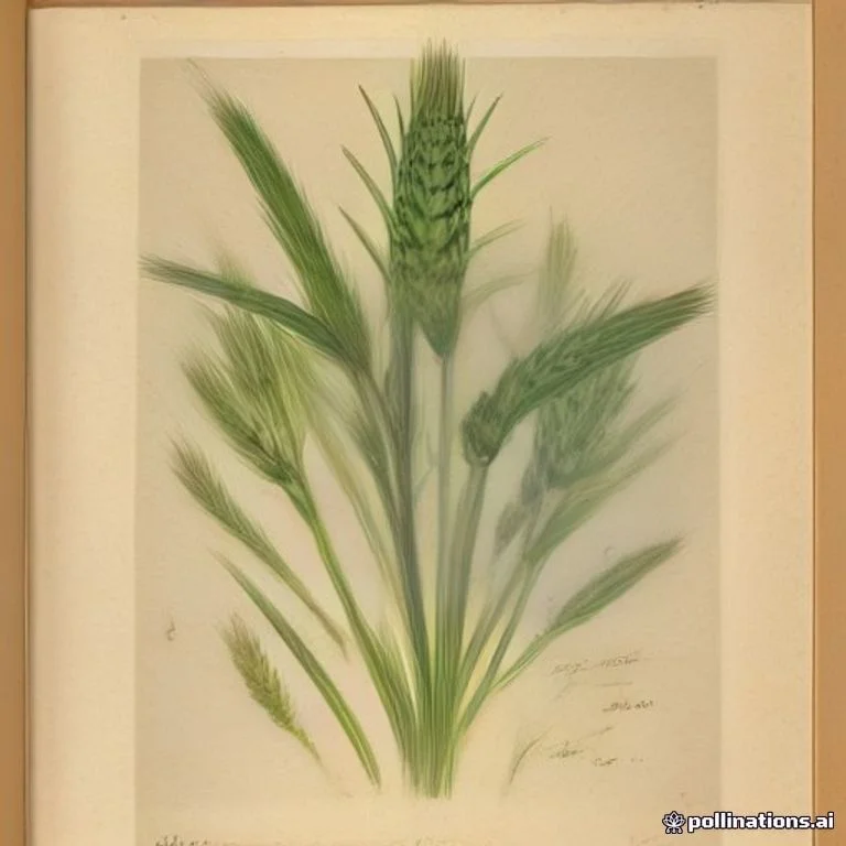 Classical botanical illustration of 狗牙根 / 绊根草 / 铁线草 / 百足草 — Cynodon dactylon (L.) Pers.