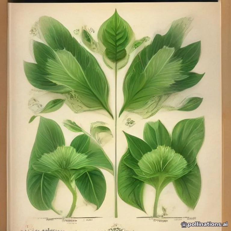 Classical botanical illustration of 蒟蒻薯 / 水田七 / 田七蒟蒻 / 箭根薯同属 / 假田七 — Tacca leontopetaloides (L.) Kuntze (syn. Tacca involucrata)