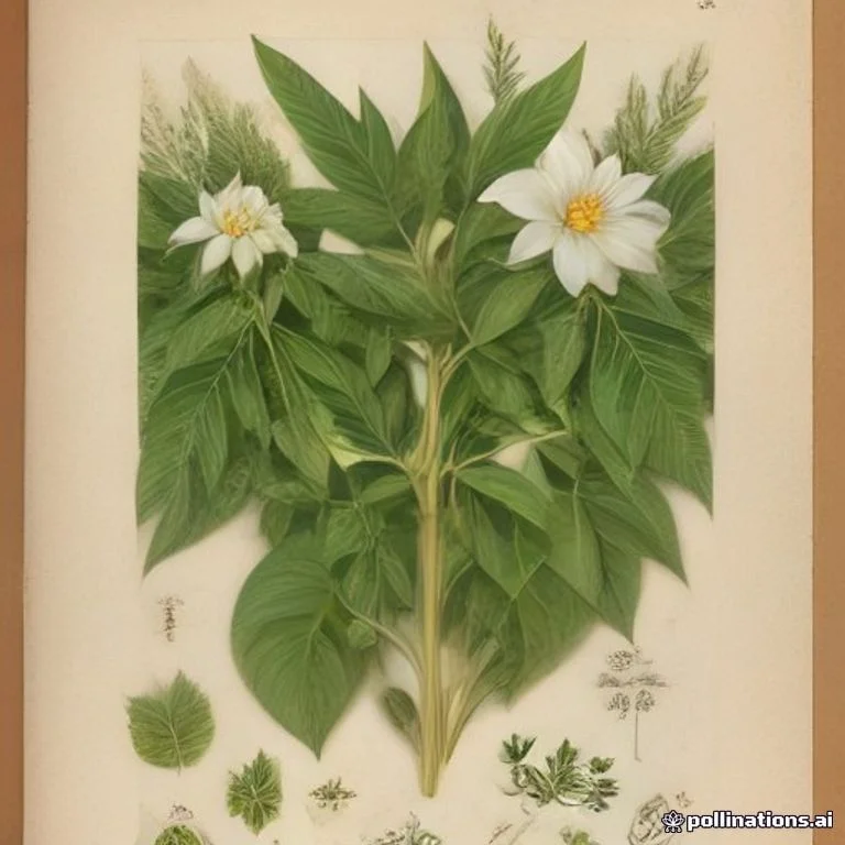 Classical botanical illustration of 椭圆巴戟 / 树巴戟 / 细叶巴戟 — Morinda elliptica (Roxb.) Ridl.