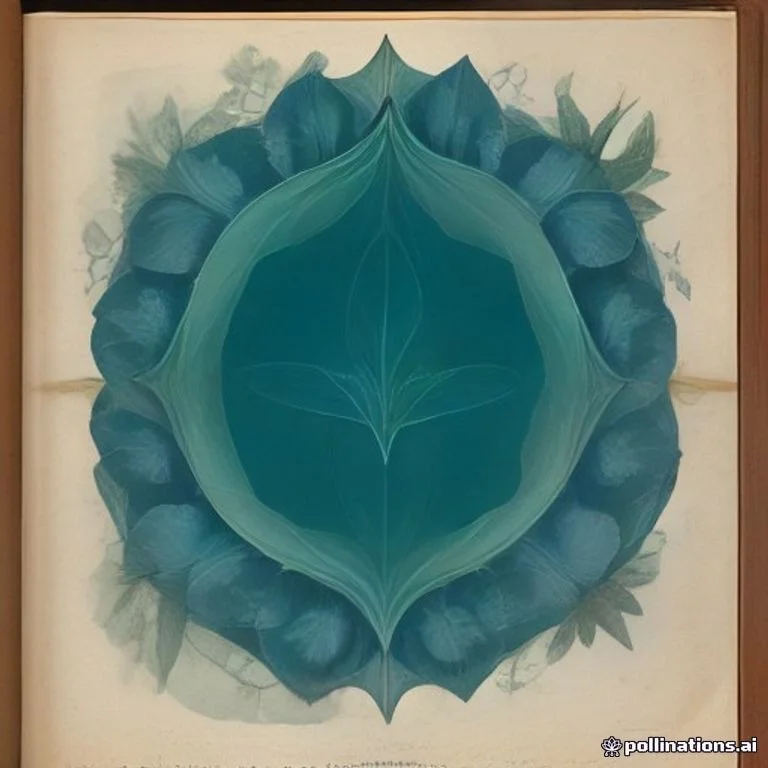 Classical botanical illustration of 蓝睡莲 / 延予睡莲 / 延命睡莲 / 蓝星睡莲 / 尼罗河蓝睡莲 — Nymphaea nouchali Burm.f. (syn. Nymphaea stellata, Nymphaea caerulea)