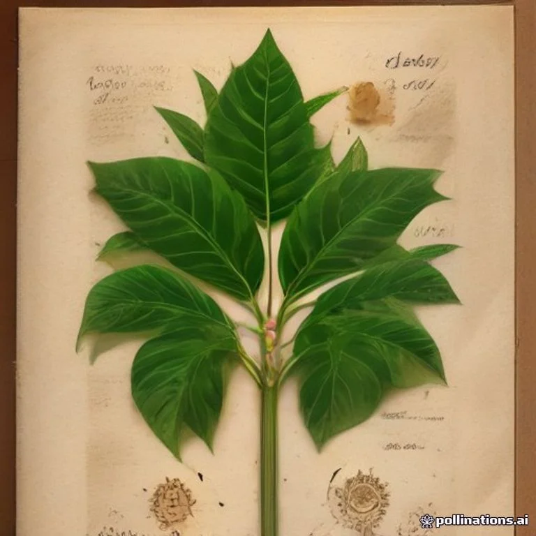 Classical botanical illustration of 斑果大戟 / 红果大戟 / 爪哇大戟 / 丹提 / 印度巴豆同类 — Baliospermum montanum (Willd.) Müll.Arg. (syn. Baliospermum solanifolium, Jatropha montana)