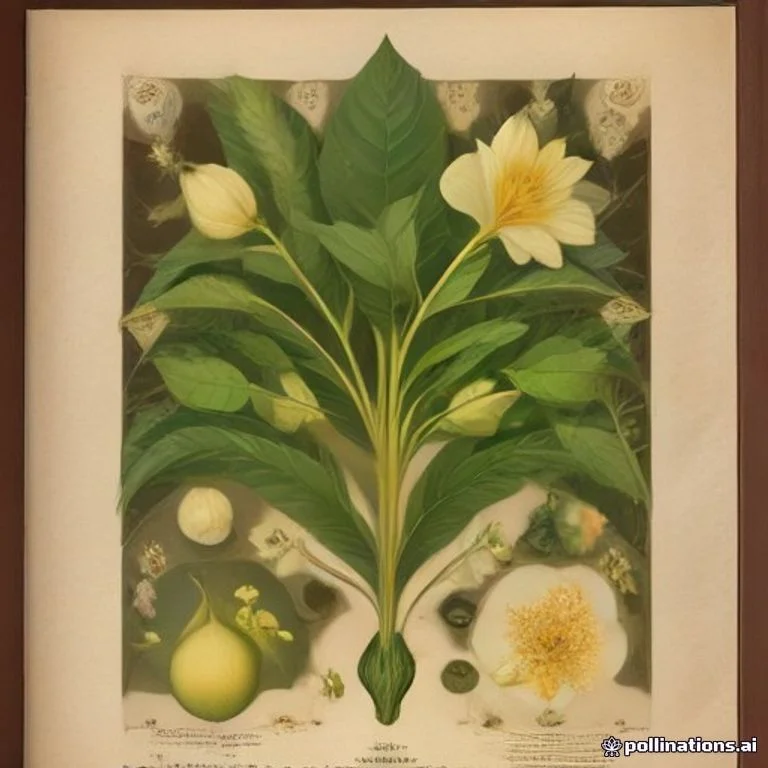 Classical botanical illustration of 紫茉莉 / 胭脂花 / 煮饭花 / 地雷花 / 夜娇娇 — Mirabilis jalapa L. (syn. Nyctago jalapa)