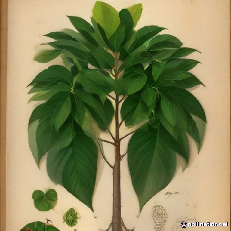 Classical botanical illustration of 异色柿 / 毛柿 / 台湾柿 / 乌木柿 — Diospyros blancoi A.DC. (syn. Diospyros discolor)