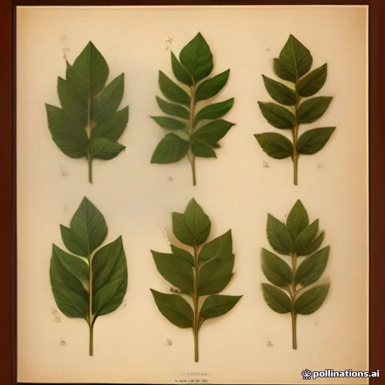 Classical botanical illustration of 翅荚决明子 / 翅果决明子 / 槐豆 / 蜡烛花子 — Senna alata (L.) Roxb. (syn. Cassia alata L.) (semen)