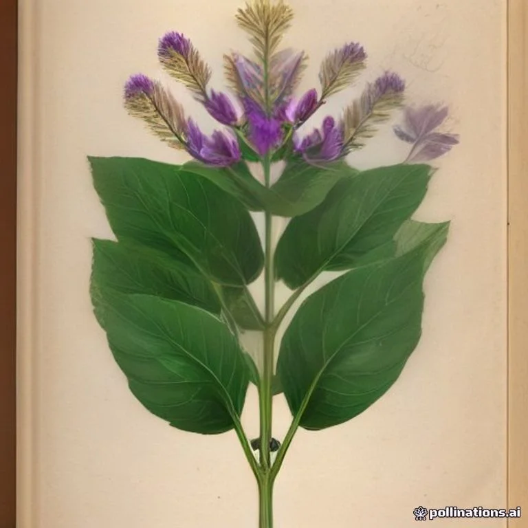 Classical botanical illustration of 紫茎泽兰 / 假臭草 / 破坏草 / 解毒草 / 泽兰同属 — Ageratina adenophora (Spreng.) R.M.King & H.Rob. (syn. Eupatorium adenophorum)