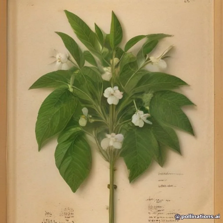 Classical botanical illustration of 五指吴茱萸 / 黄金五指树 / 斐济吴茱萸 / 麝香吴茱萸 — Euodia hortensis J.R.Forst. & G.Forst. (syn. Melicope hortensis)