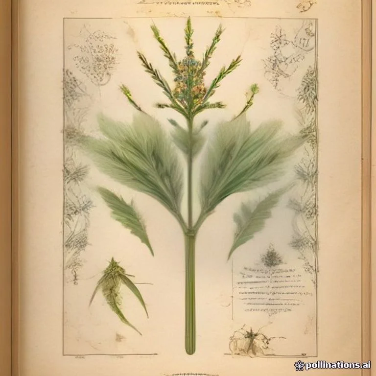 Classical botanical illustration of 香丝草 / 美洲假蓬 / 细叶假蓬 / 野塘蒿 / 滨蒿 — Conyza bonariensis (L.) Cronquist (syn. Erigeron bonariensis, Conyza crispa)