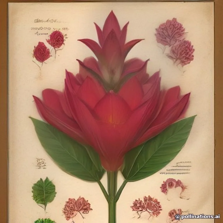 Classical botanical illustration of 郁金 / 黄丝郁金 / 广郁金 / 芳香姜黄 / 绿心姜 — Curcuma aromatica Salisb. (syn. Curcuma wenyujin auct., Curcuma zedoaria auct.)