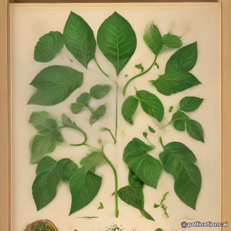 Classical botanical illustration of 戟叶白粉藤 / 箭叶四方藤 / 戟叶粉藤 / 假四方藤 — Cissus hastata Miq. (syn. Cissus sagittifolia Planch.)