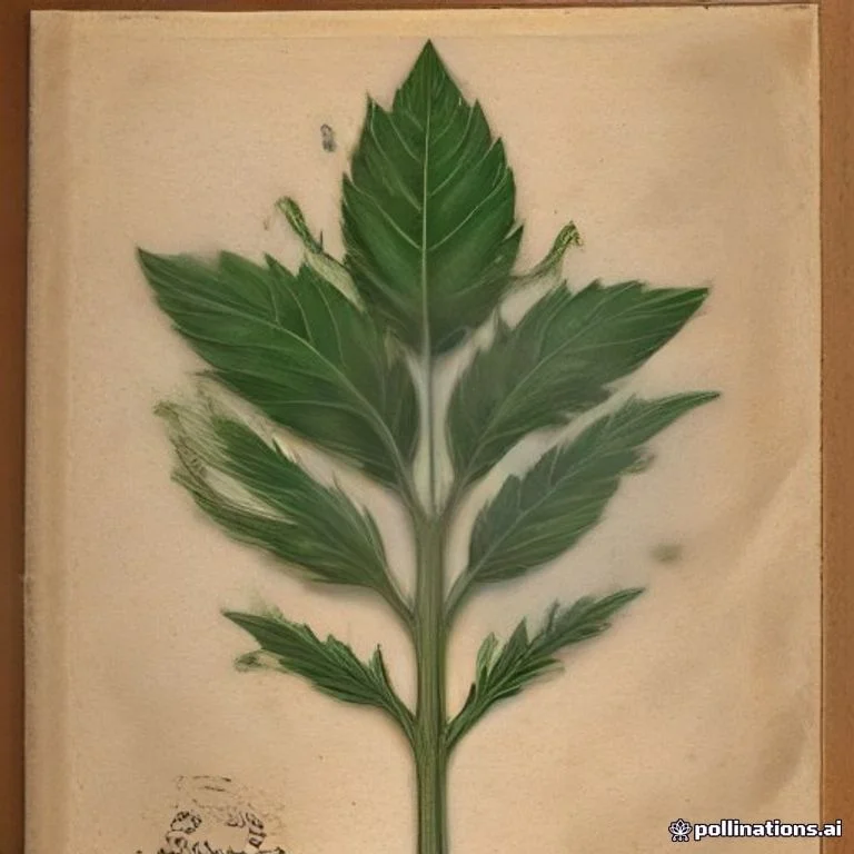 Classical botanical illustration of 雾水葛 / 脓见消 / 拔脓膏 / 水麻叶 — Pouzolzia zeylanica (L.) Benn. (syn. Pouzolzia indica)