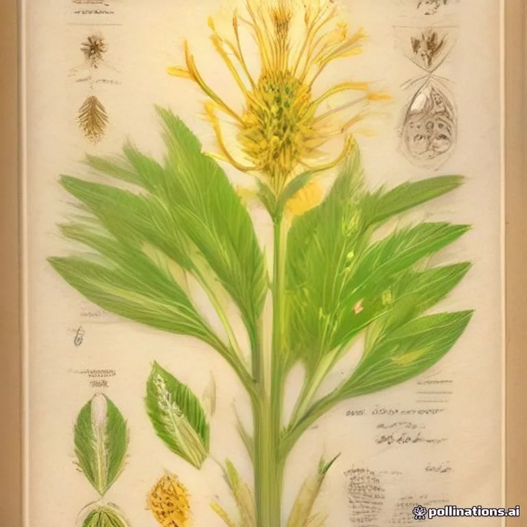 Classical botanical illustration of 薏苡 / 薏苡仁 / 薏米 / 草珠子 / 药玉米 / 六谷子 — Coix lacryma-jobi L. var. ma-yuen (Rom.Caill.) Stapf (syn. Coix ma-yuen)