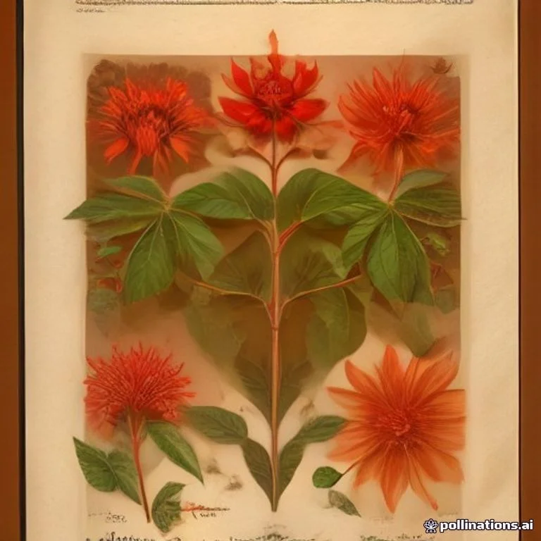Classical botanical illustration of 五蕊桑寄生 / 桑寄生 / 寄生树 / 广寄生 — Dendrophthoe pentandra (L.) Miq. (syn. Loranthus pentandrus)