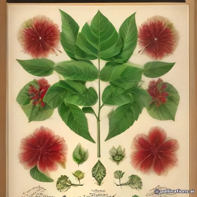 Classical botanical illustration of 多脉木奶果 / 细果木奶果 / 爆皮木奶果 / 弹指木奶果 / 爪哇木奶果 — Baccaurea polyneura Hook.f.