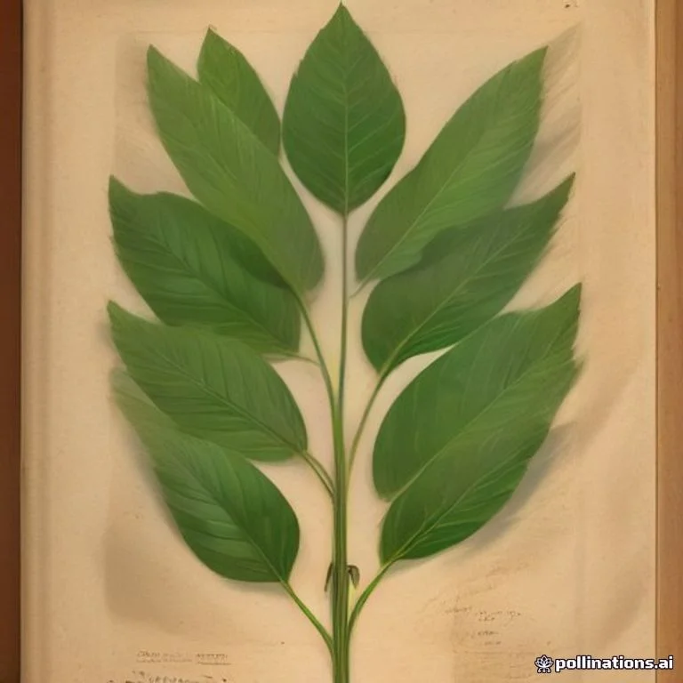 Classical botanical illustration of 麻叶苘 / 扁担麻 / 细叶假木槿 / 假麻树 — Wissadula periplocifolia (L.) C.Presl ex Thwaites (syn. Wissadula rostrata)