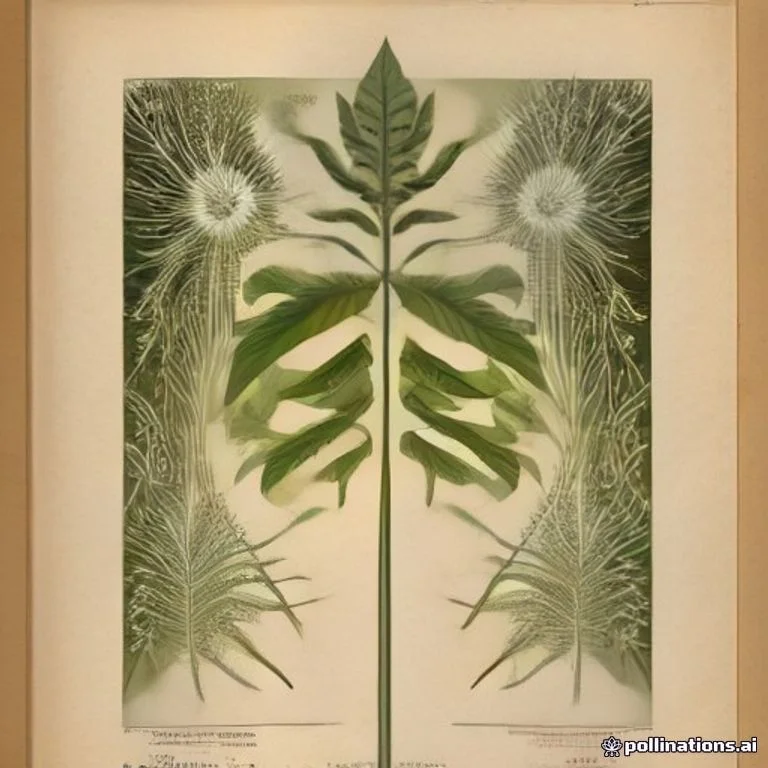Classical botanical illustration of 白花菜 / 羊角菜 / 臭屎菜 / 逢莱草 / 白花仔草 — Cleome gynandra L. (syn. Gynandropsis gynandra, Gynandropsis pentaphylla)