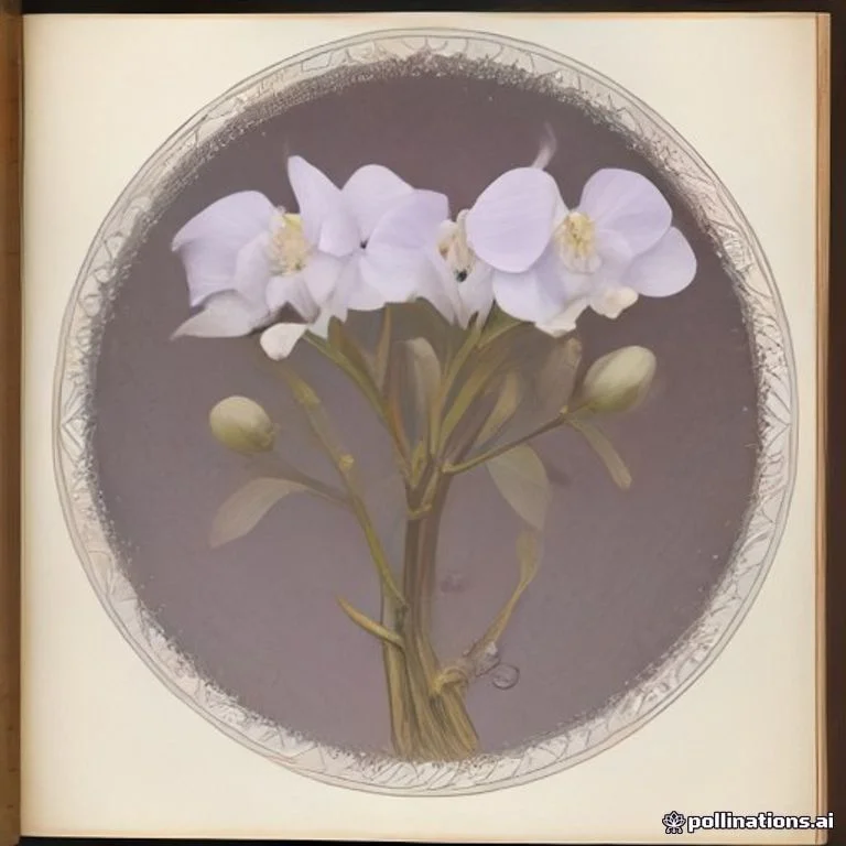 Classical botanical illustration of 泰国黑生姜 / 黑生姜 / 小花山柰 — Kaempferia parviflora Wall. ex Baker
