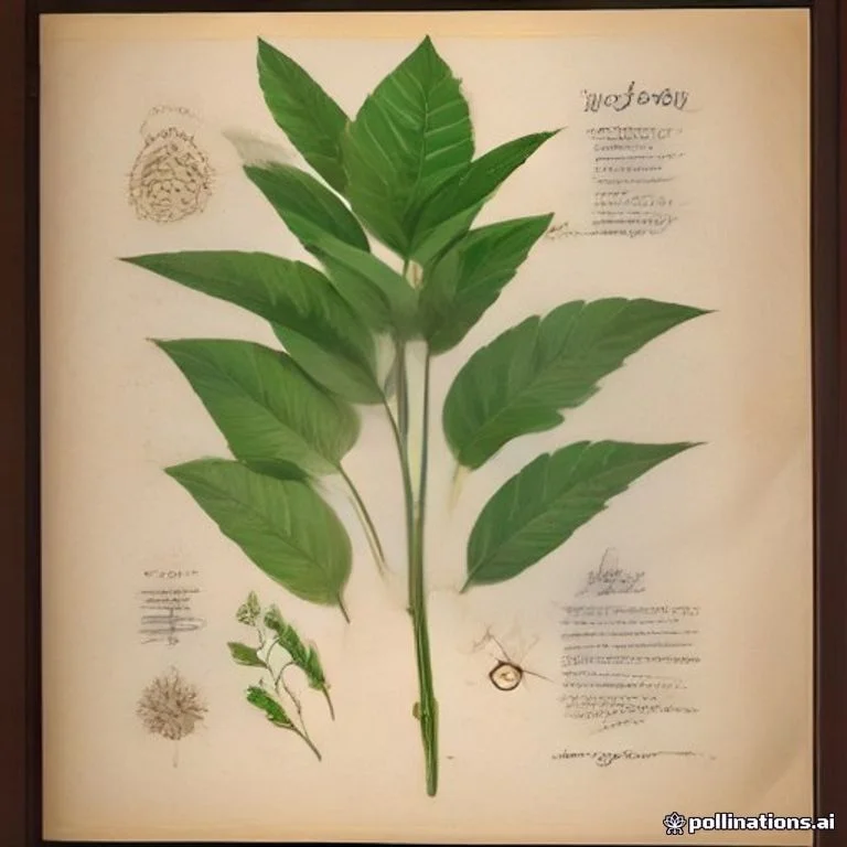 Classical botanical illustration of 黄荆 / 牡荆 / 五指柑 / 蔓荆子 — Vitex negundo L. (and Vitex trifolia L.)