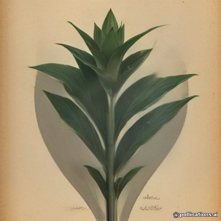 Classical botanical illustration of 绒叶闭鞘姜 / 柔毛闭鞘姜 / 梯叶闭鞘姜 — Costus malortieanus H.Wendl. (syn. Chamaecostus malortieanus)