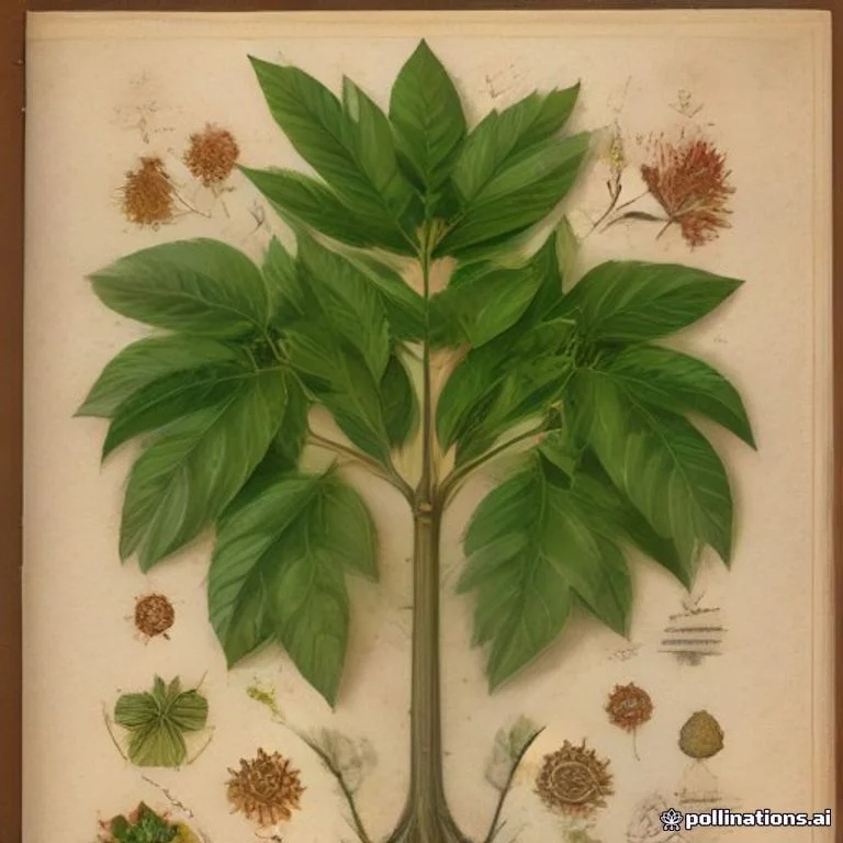 Classical botanical illustration of 假黄皮 / 假油皮 / 山黄皮同属 / 臭黄皮 / 臭狗桔 / 麻疯树同类 — Clausena excavata Burm.f. (syn. Clausena lunulata, Clausena moningerae)