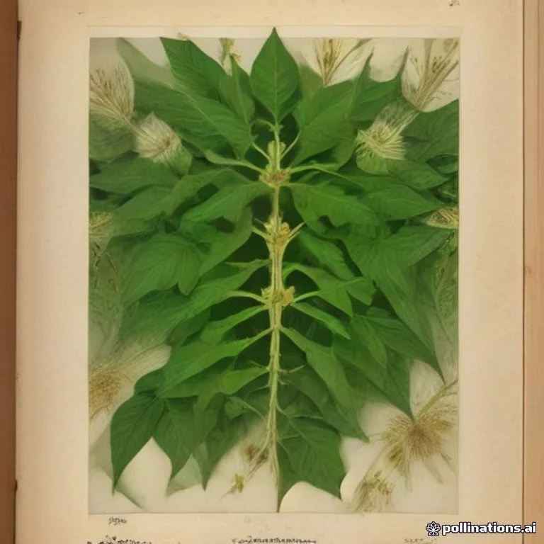 Classical botanical illustration of 龙珠果 / 毛西番莲 / 龙爪珠 / 假苦瓜 / 臭西番莲 — Passiflora foetida L.