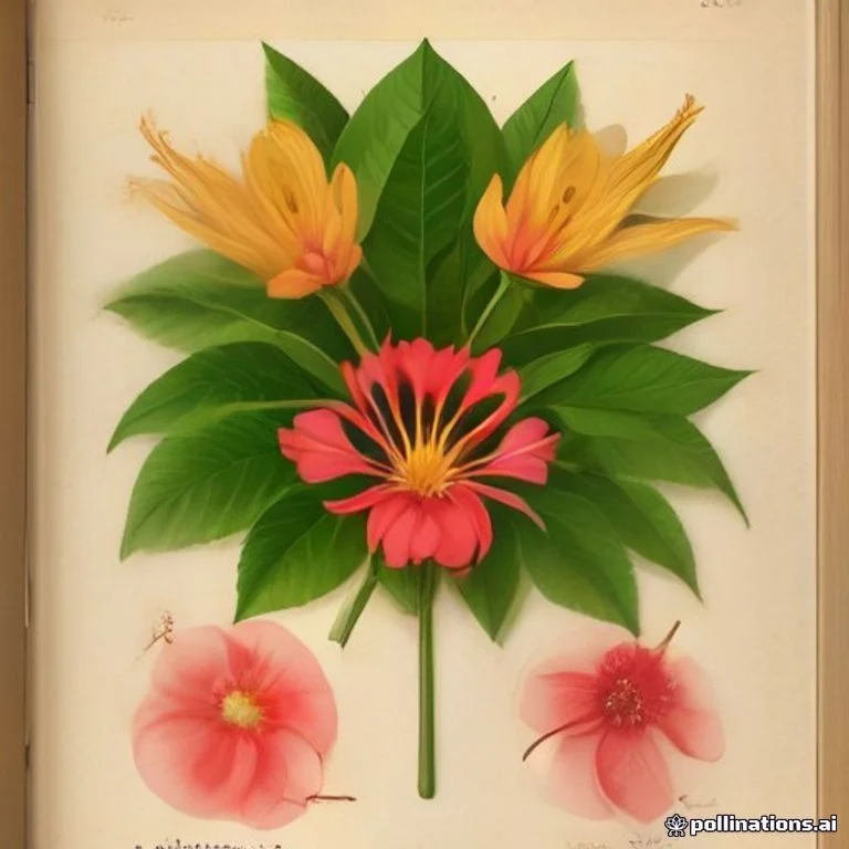 Classical botanical illustration of 虾壳木 / 走马胎 / 节节红 / 大叶五桠果 — Dillenia suffruticosa (Griff.) Martelli (syn. Wormia suffruticosa)