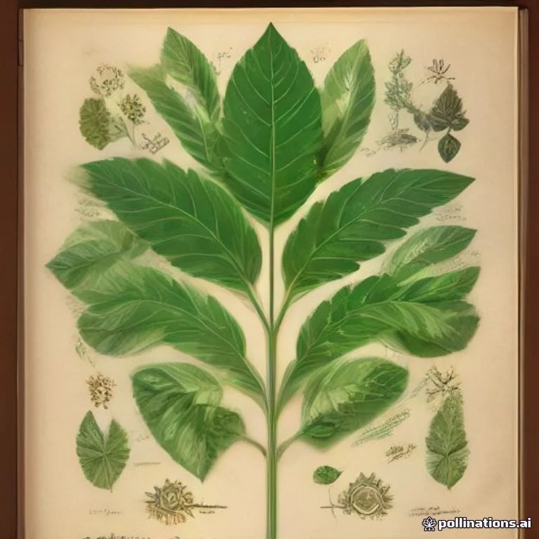 Classical botanical illustration of 五色苋 / 锦绣苋 / 红田乌同属 / 变色苋 / 红叶草 / 花叶苋 — Alternanthera bettzickiana (Regel) G.Nicholson (syn. Alternanthera ficoidea var. bettzickiana)