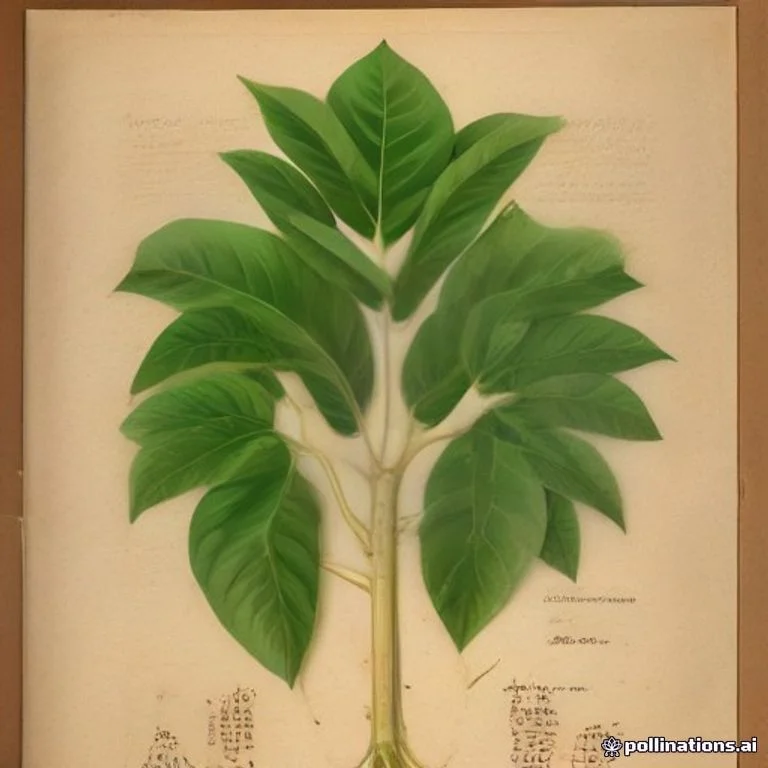 Classical botanical illustration of 腰果 / 槚如树 / 鸡腰果 / 介寿果 / 树花生 — Anacardium occidentale L. (syn. Cassuvium pomiferum)
