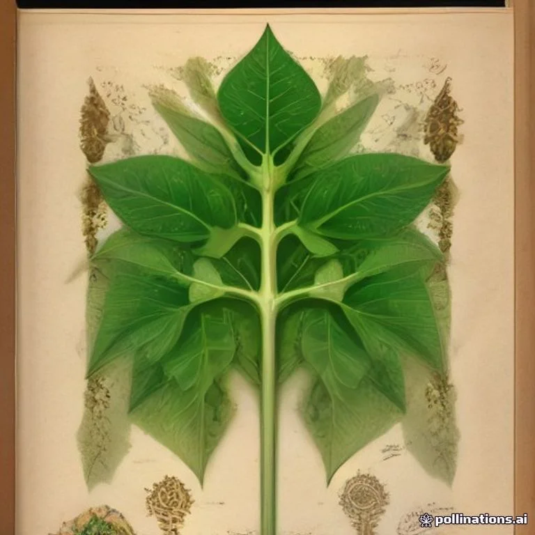 Classical botanical illustration of 古柯青牛胆 / 泰国青牛胆 / 粗茎青牛胆 / 巨藤 — Tinospora baenzigeri Forman