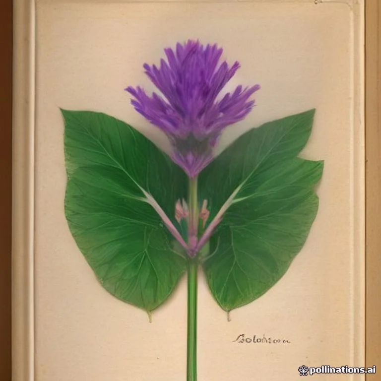 Classical botanical illustration of 一枝香 / 伤寒草 / 细红花 / 假蒲公英 / 泰国戒烟草 / 斑鸠菊同属 — Vernonia cinerea (L.) Less. (syn. Cyanthillium cinereum, Conyza cinerea)
