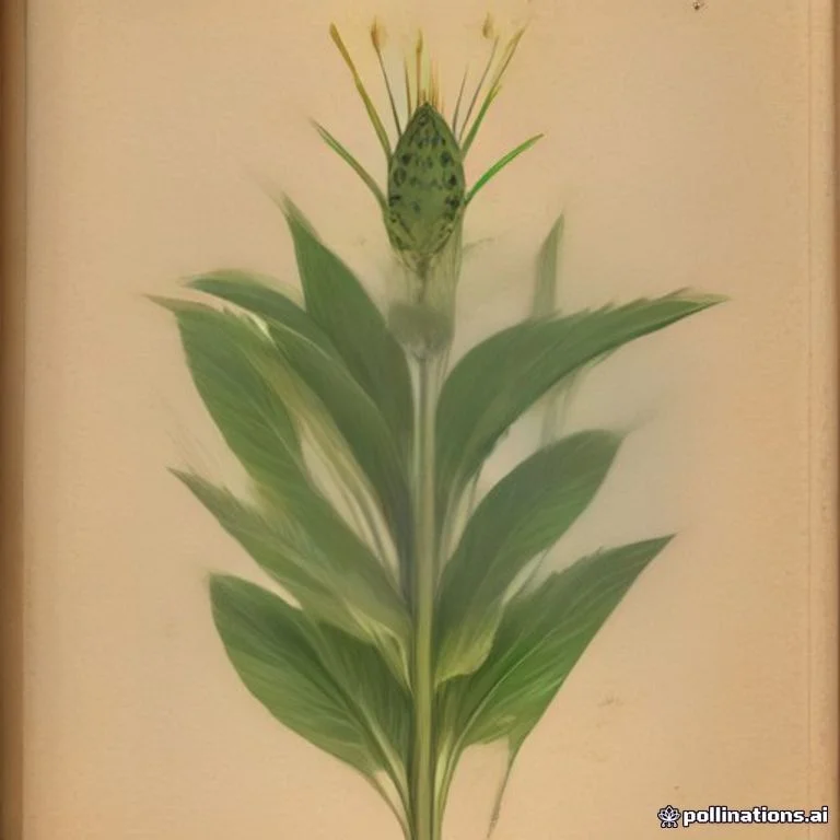 Classical botanical illustration of 淡竹叶 / 竹叶门冬 / 金竹叶 / 碎骨子 — Lophatherum gracile Brongn. (syn. Lophatherum elatum)