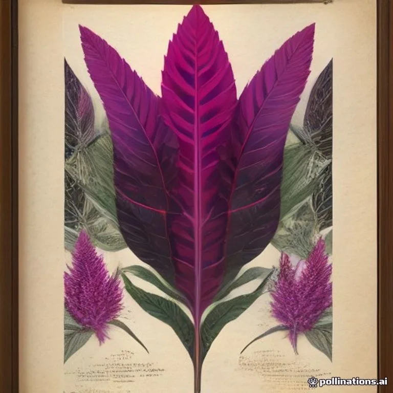 Classical botanical illustration of 青葙 / 青葙子 / 野鸡冠花 / 草决明同类 / 狗尾巴花 / 细金管 — Celosia argentea L. (syn. Celosia linearis, Celosia marginata)