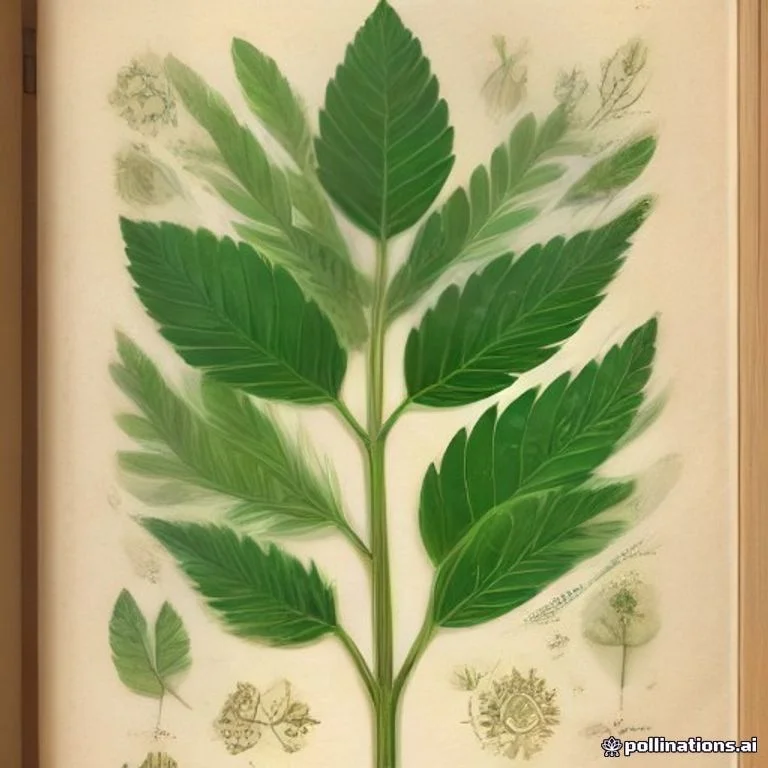 Classical botanical illustration of 阔苞菊 / 普鲁士草 / 臭艾 / 峦油 / 咸水草 — Pluchea indica (L.) Less.