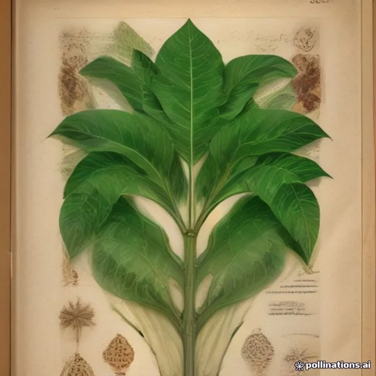 Classical botanical illustration of 达达树 / 达打波罗蜜 / 达达波罗蜜 / 盾叶波罗蜜 / 达打树 — Artocarpus dadah Miq. (syn. Artocarpus peltatus)