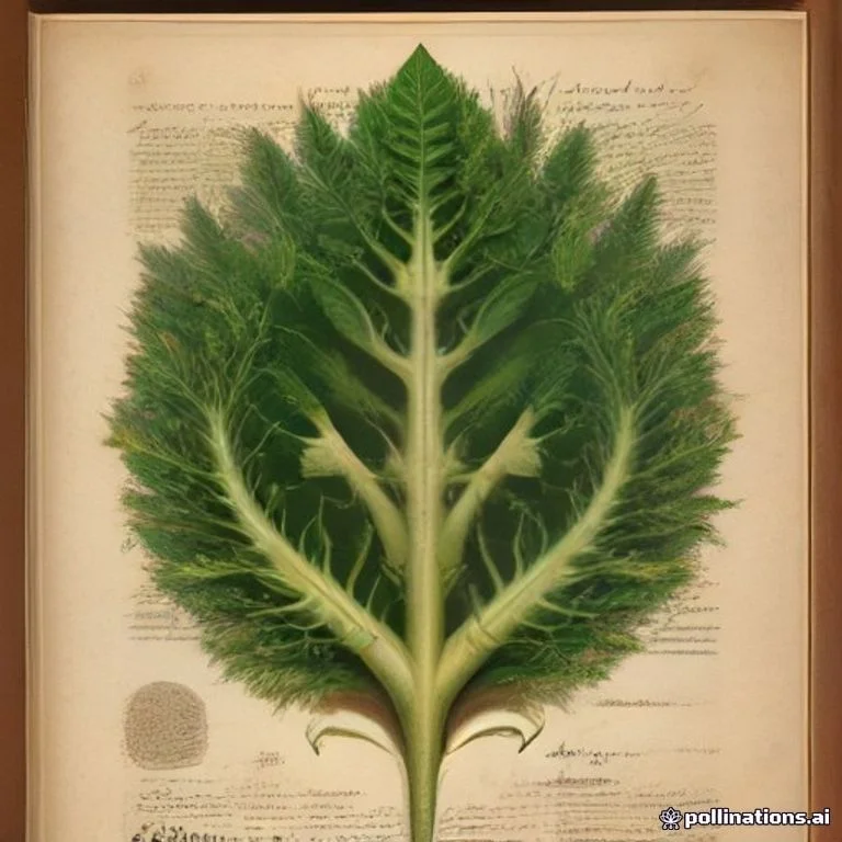 Classical botanical illustration of 瘤蕨 / 香瘤蕨 / 水蕨同类 / 蜈蚣草蕨 — Phymatosorus scolopendria (Burm.f.) Pic.Serm. (syn. Microsorum scolopendria)