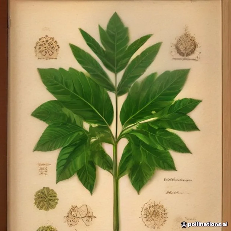 Classical botanical illustration of 密毛巴豆 / 绒果巴豆 / 毛果巴豆同属 — Croton lachnocarpus Benth. (syn. Oxydectes lachnocarpa)
