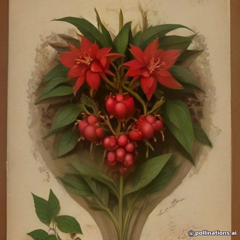 Classical botanical illustration of 鸦胆子 / 苦榛子 / 苦参子 / 老鸦胆 / 鸦胆 — Brucea javanica (L.) Merr. (syn. Brucea sumatrana, Rhus javanica)