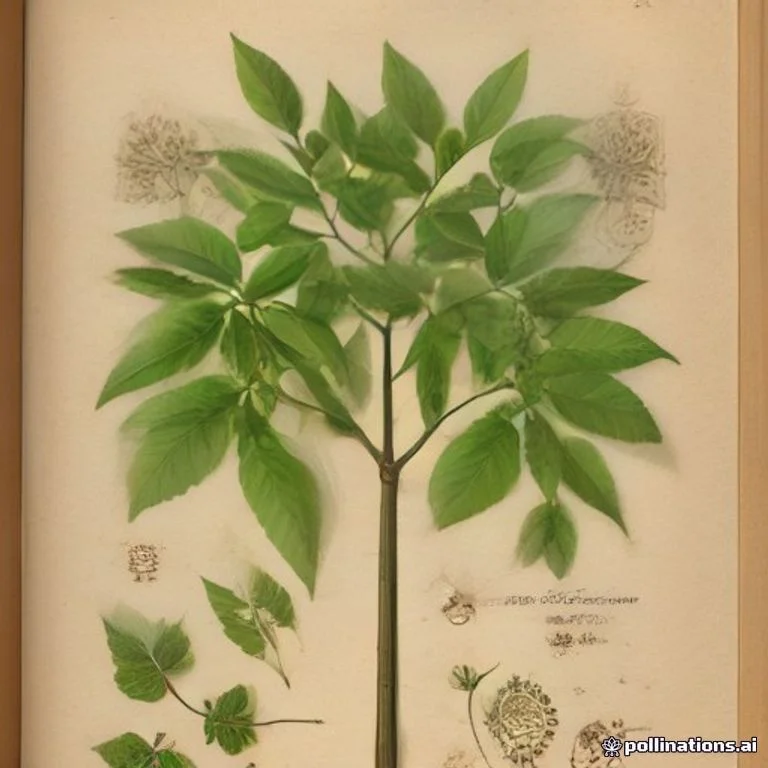 Classical botanical illustration of 山鸡椒 / 木姜子 / 毕澄茄 / 山苍子 — Litsea cubeba (Lour.) Pers.