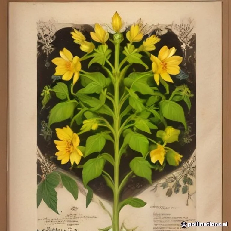 Classical botanical illustration of 龙葵 / 苦葵 / 苦凉菜 / 地泡子 / 龙眼草 / 黑天天 — Solanum americanum Mill. (and Solanum nigrum L., Solanum nodiflorum)