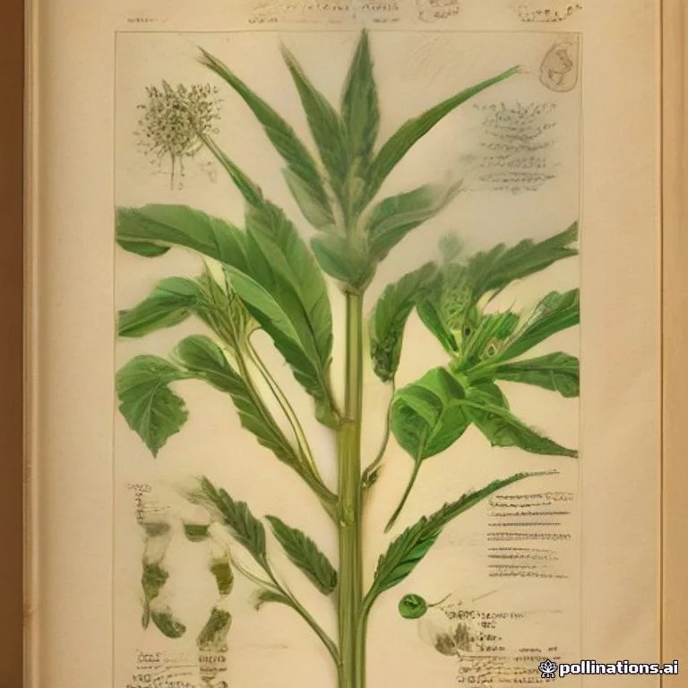 Classical botanical illustration of 狭叶胡椒 / 钩穗胡椒 / 竹叶胡椒 / 马蹄草胡椒 / 假蒌同属 — Piper aduncum L. (syn. Piper angustifolium)