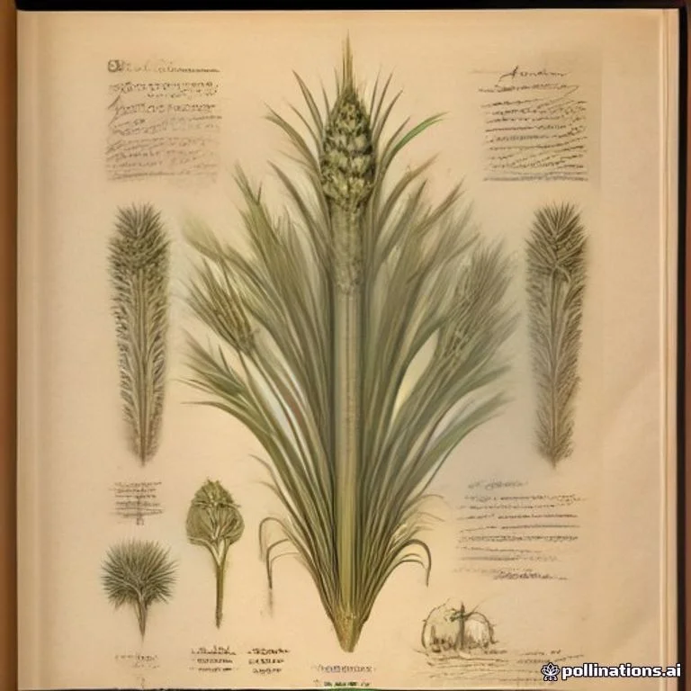 Classical botanical illustration of 岩兰草 / 培地茅 / 芒草同属 / 根香草 / 辟秽草 / 培地草 — Vetiveria zizanioides (L.) Nash (syn. Chrysopogon zizanioides, Andropogon zizanioides)