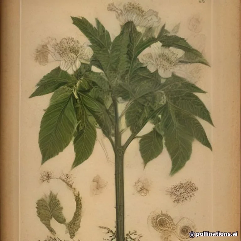Classical botanical illustration of 龙功果 / 杜古 / 榔色果 / 兰萨果 — Lansium parasiticum (Osbeck) K.C.Sahni & Bennet (syn. Lansium domesticum)
